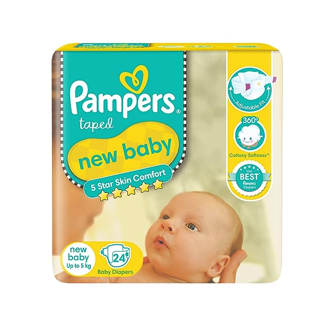 PAMPERS ACTIVE BABY TAPED NB