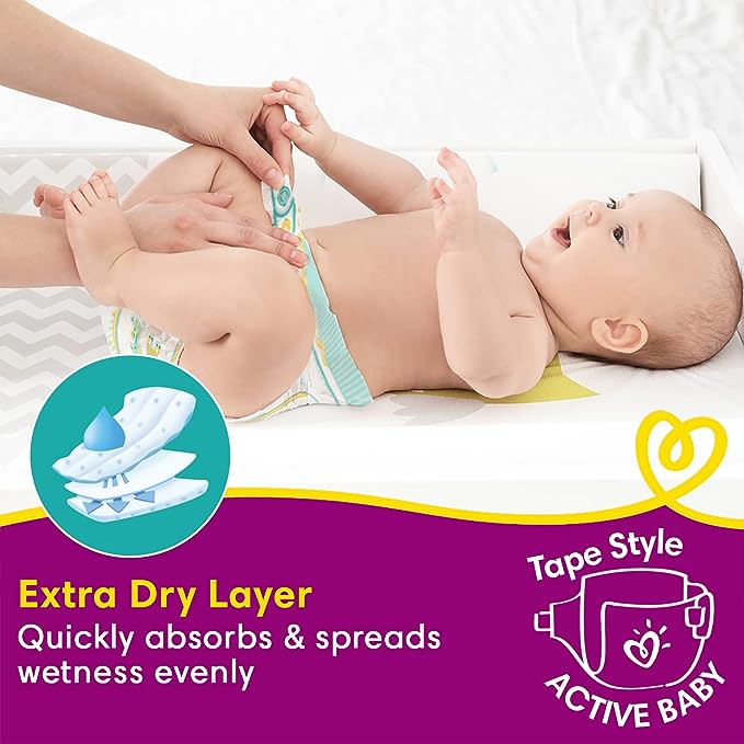 PAMPERS ACTIVE BABY XL 32