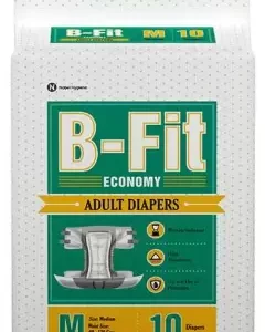 B FIT DIAPERS M 10’S